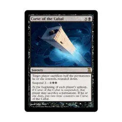 WOTC MtG Time Spiral Curse of the Cabal (R) EX - Image 1