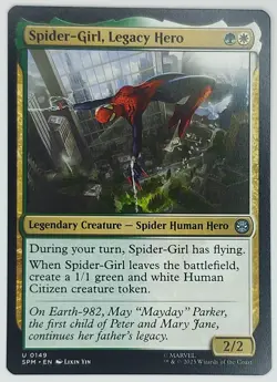 2025 MTG Marvels Spider-Man/ Spider-Girl, Legacy Hero U 0149 [Regular] - Image 1