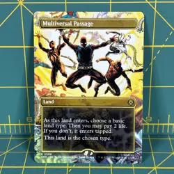 Multiversal Passage (Borderless Non Foil) 206 R MTG Marvel's Spider-Man SPM Rare - Image 1