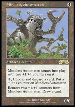 Mindless Automaton - Light Play MTG Exodus - Image 1