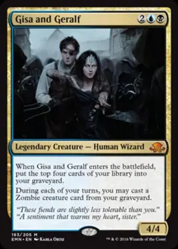 Gisa and Geralf - Light Play MTG Eldritch Moon - Image 1