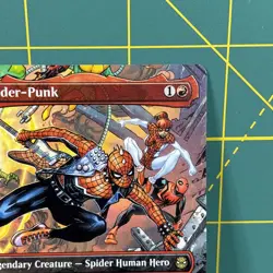 MTG Spider-Punk 0207 Borderless Non-foil Marvel's Spider-Man Magic the Gathering - Image 4