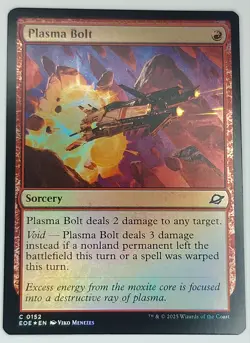 2025 MTG Edge of Eternities/ Plasma Bolt C 0152 [Foil] - Image 1