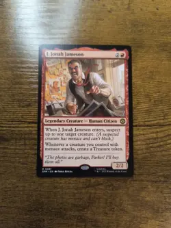 J. Jonah Jameson R 0081 Regular Marvel's Spider-Man MTG NM/M English MTG - Image 1