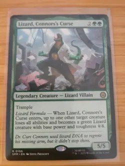 MTG Lizard, Connor's Curse 0106 Spider-Man M/NM Free UK P&P - Image 1
