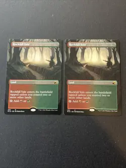 MTG Magic: Innistrad: Midnight Hunt: x2 Rockfall Vale Foil Rare #284 - NM - Image 1