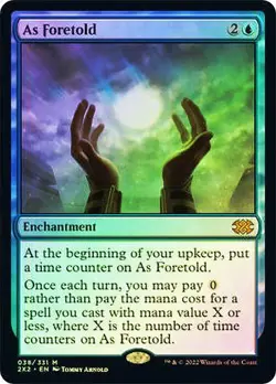 As Foretold Foil Double Masters 2022 NM MTG - Image 1