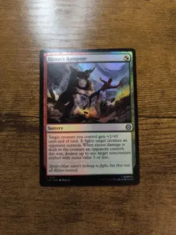 Rhino's Rampage U 0141 Marvel's Spider-Man Foil MTG - Image 1