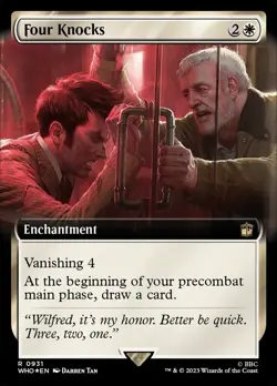 🧙Four Knocks R 0931 Surge Foil WHO Dr Who MTG - Image 1