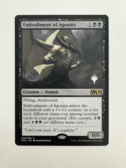 Embodiment of Agonies Promo Planeswalker Stamp MTG Magic Gathering Card Mint M20 - Image 1