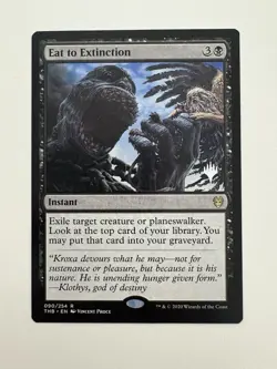 Eat to Extinction Promo Planeswalker Stamp MTG Magic Gathering Card NM Mint THB - Image 1