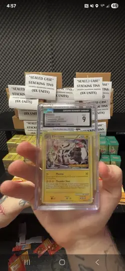 CGC 9 SWIRLED Electivire 20/102 PRERELEASE HOLO PROMO Triumphant Pokemon PSA - Image 1