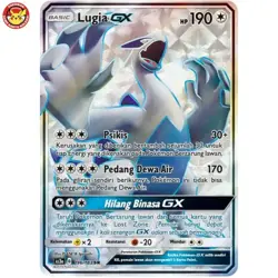 Lugia GX AS3a 196/183 SR Lost Thunder FA Full Art Pokemon Indonesia - Image 1