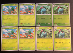 Pokemon TCG - 4x Bulbasaur 001/132 + 4x Ivysaur 002/132 Mega Evolution - NM - Image 1