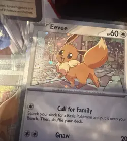 Pokemon TCG Destined Rivals - Eevee SVP 200 Checklane Blister Promo (Cosmo Holo) - Image 5