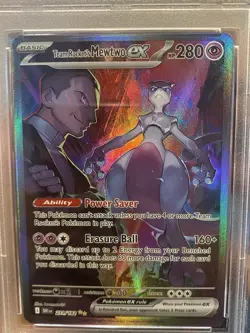 2025 pokemon destined rivals DRI EN Team Rockets Mewtwo EX 231/182 PSA 10 Rare - Image 3