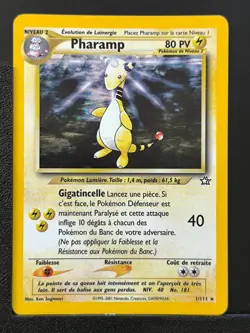 Carte Pokemon Pharamp 1/111 Holo Edition 2 Neo Genesis Wizards FR 2 - Image 2