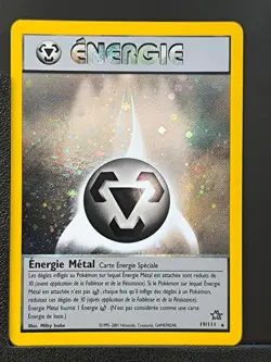 Carte Pokemon Energie Metal 19/111 Holo Edition 2 Neo Genesis Wizards FR 1 - Image 2