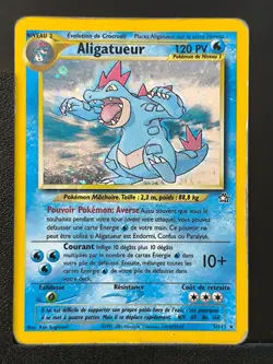 Carte Pokemon Aligatueur 5/111 Holo Edition 2 Neo Genesis Wizards FR - Image 2