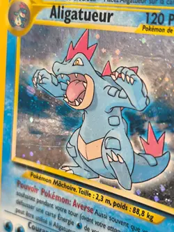 Carte Pokemon Aligatueur 5/111 Holo Edition 2 Neo Genesis Wizards FR - Image 4