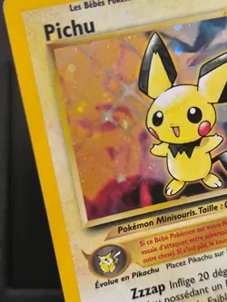 Carte Pokemon Pichu 12/111 Holo Edition 2 Neo Genesis Wizards FR 3 - Image 5