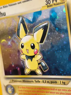 Carte Pokemon Pichu 12/111 Holo Edition 2 Neo Genesis Wizards FR 1 - Image 4