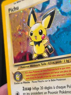 Carte Pokemon Pichu 12/111 Holo Edition 2 Neo Genesis Wizards FR 2 - Image 4