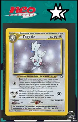 Carte Pokemon Togetic 16/111 Holo Edition 2 Neo Genesis Wizards FR - Image 1