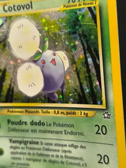Carte Pokemon Cotovol 7/111 Holo Edition 2 Neo Genesis Wizards FR 2 - Image 4