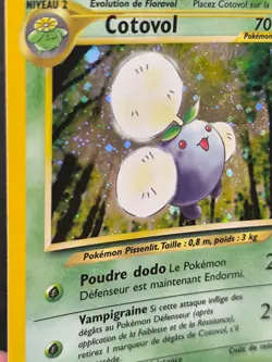 Carte Pokemon Cotovol 7/111 Holo Edition 2 Neo Genesis Wizards FR 2 - Image 5