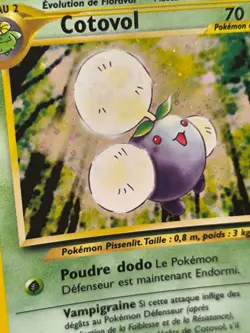 Carte Pokemon Cotovol 7/111 Holo Edition 2 Neo Genesis Wizards FR 3 - Image 5