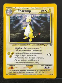 Carte Pokemon Pharamp 1/111 Holo Edition 2 Neo Genesis Wizards FR - Image 2