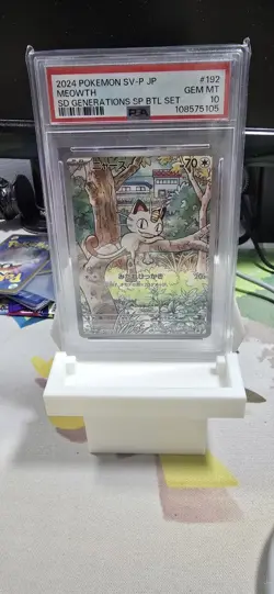 PSA 10 Meowth AR 192/SV-P Pokemon Card Starter Deck Generations Promo Japanese - Image 1