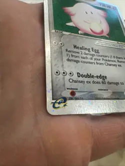 Pokemon TCG Ruby & Sapphire Chansey EX Holo Ultra Rare Card 2003 96/109 - Image 2