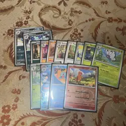 pokemon 151 card lot english 71 Nm+ Tcg Scarlet & Violet Booster Bundle 2023 - Image 3