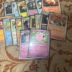 pokemon 151 card lot english 71 Nm+ Tcg Scarlet & Violet Booster Bundle 2023 - Image 5