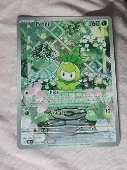 Petilil Black Bolt Holo Card 091/086 SV NM English Pokemon Card - Image 1
