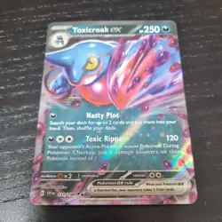 Toxicroak EX 131/198 - Scarlet & Violet Base Set - Pokemon Card - Near Mint - Image 1