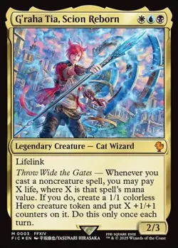 1x G'raha Tia, Scion Reborn - Foil NM Eng MTG - Commander Final Fantasy - Image 1