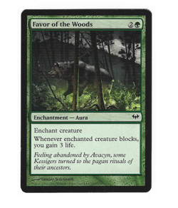 Favor of the Woods - Dark Ascension: #113, Magic: The Gathering - Image 1