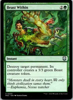 Magic the Gathering HP Beast Within Modern Horizons 3 Commander MTG Free Ship! - Image 1