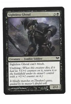 MTG Magic the Gathering Sightless Ghoul (73/175) Dark Ascension LP - Image 1