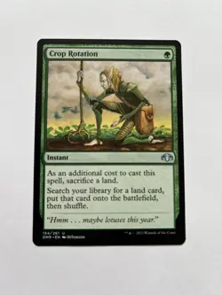 Crop Rotation NM Dominaria Remastered Regular MTG - Image 1