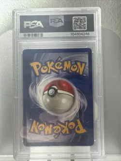 1999 Pokemon Lapras 10/62 Fossil Holo PSA 5 - Image 2