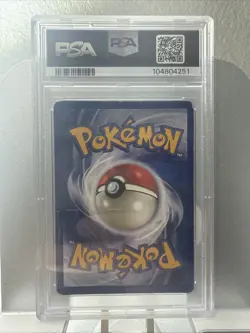 Pokemon 1999 Fossil HITMONLEE Holo #7 PSA 5 Excellent RARE - Image 2