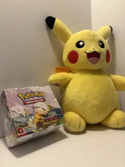 Pokemon Sword and Shield Vivid Voltage Booster Box Factory Sealed! Plush not Inc 820650827495 - Image 1
