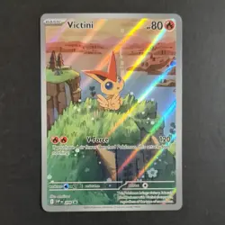 Pokemon TCG Victini SVP 208 Black Star Promo Illustration Rare M/NM - Image 1