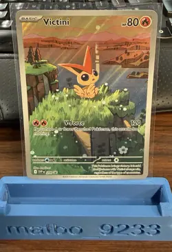 Pokemon Victini Illustration Rare Black Star Promo 208 Black Bolt White Flare - Image 1