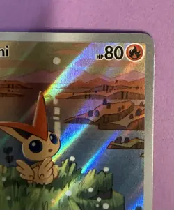 Pokemon Victini Illustration Rare Black Star Promo 208 Black Bolt White Flare - Image 4