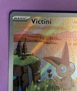 Pokemon Victini Illustration Rare Black Star Promo 208 Black Bolt White Flare - Image 5